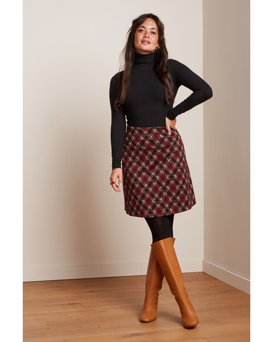 King Louie Border Skirt Riley Jacquard