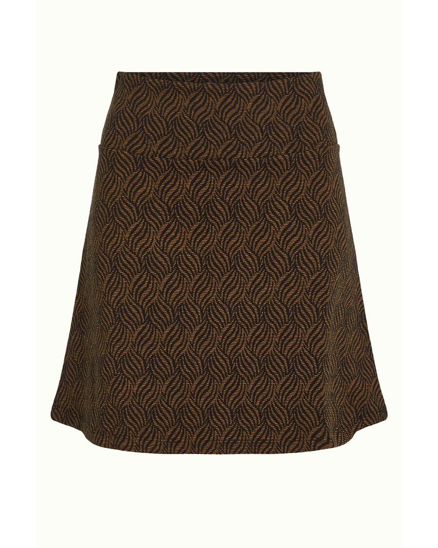 King Louie Border Skirt Ruby Jacquard