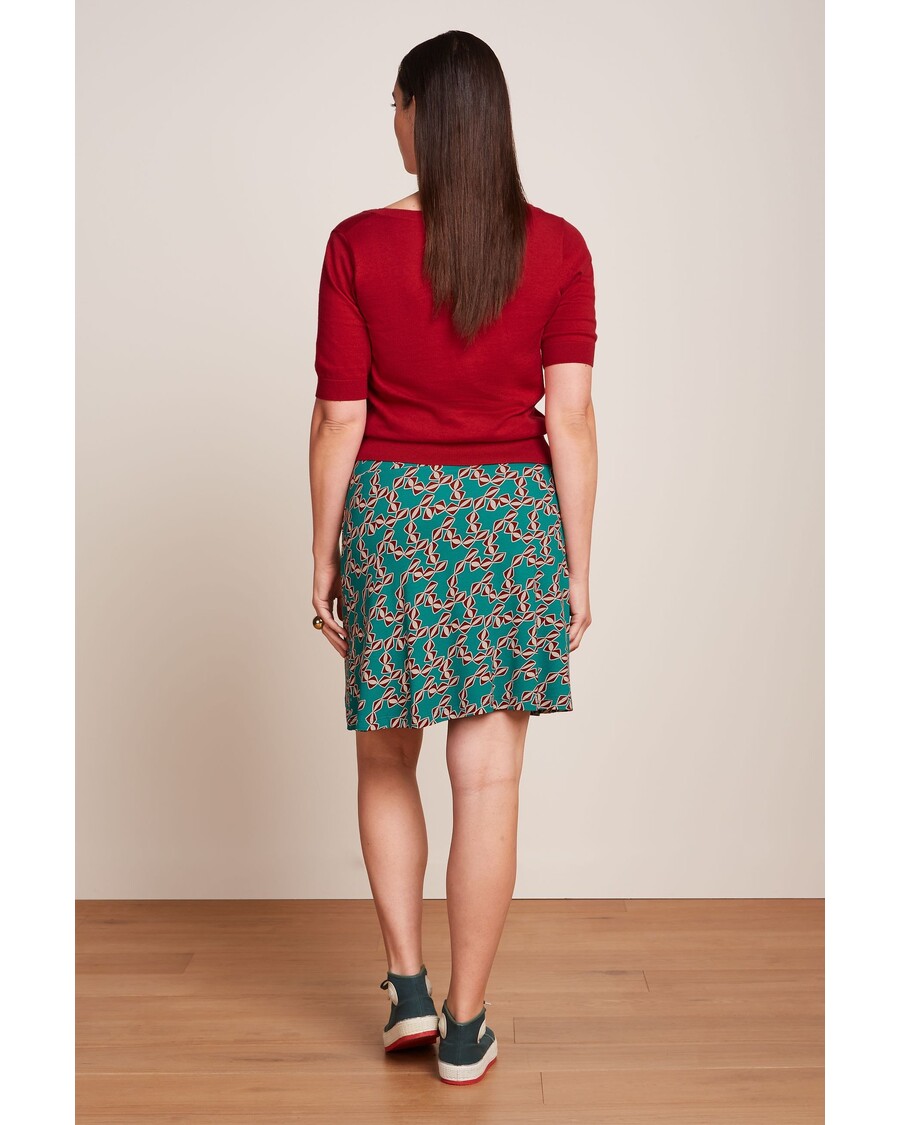 King Louie Border Skirt Minty