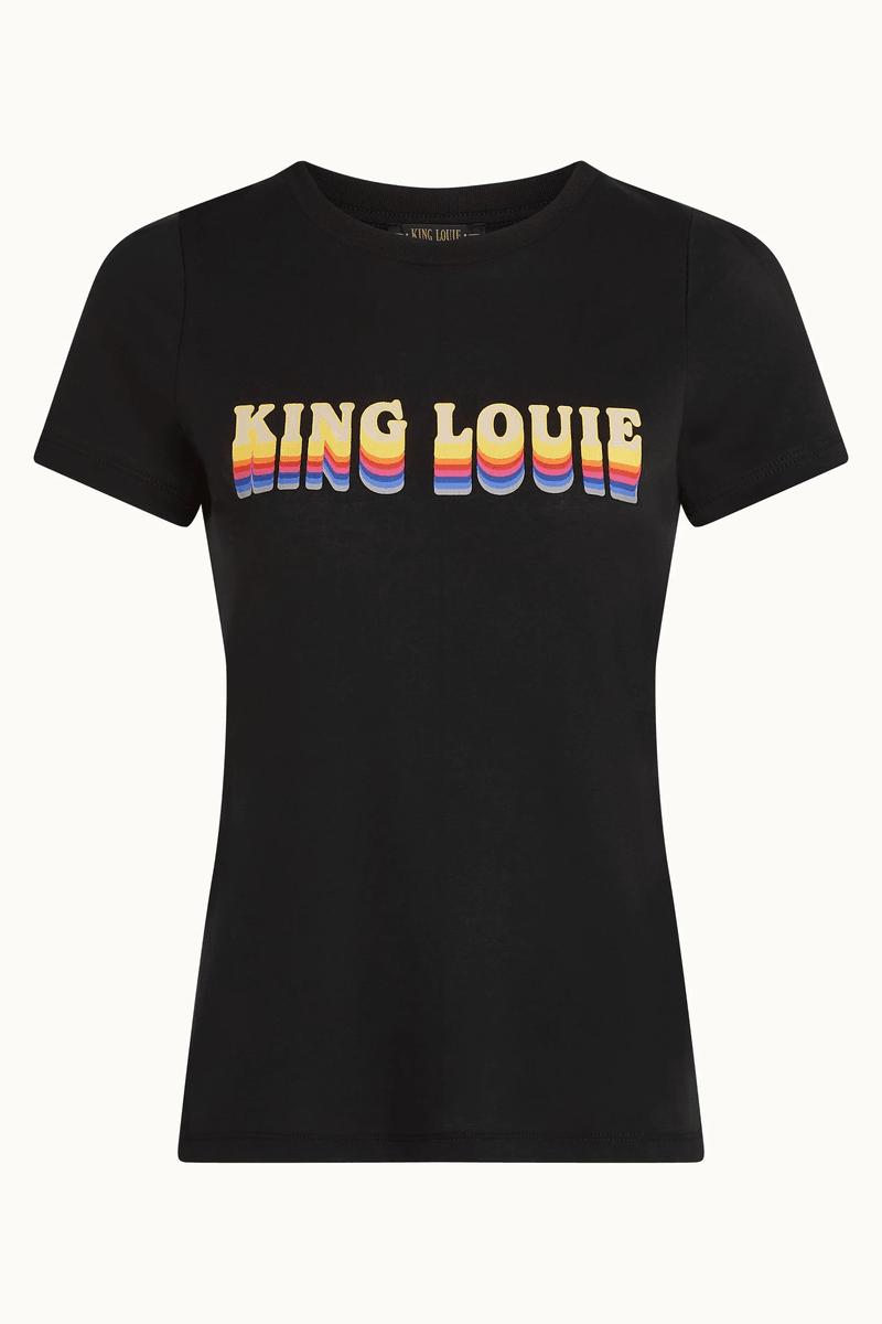 King Louie Logo T-shirt Umiejscowienie Nadruku