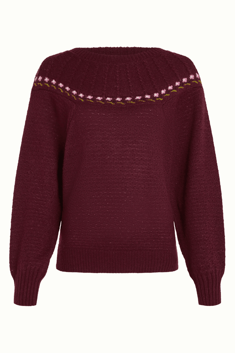 King Louie Azzurra Yoke Top Carrasco