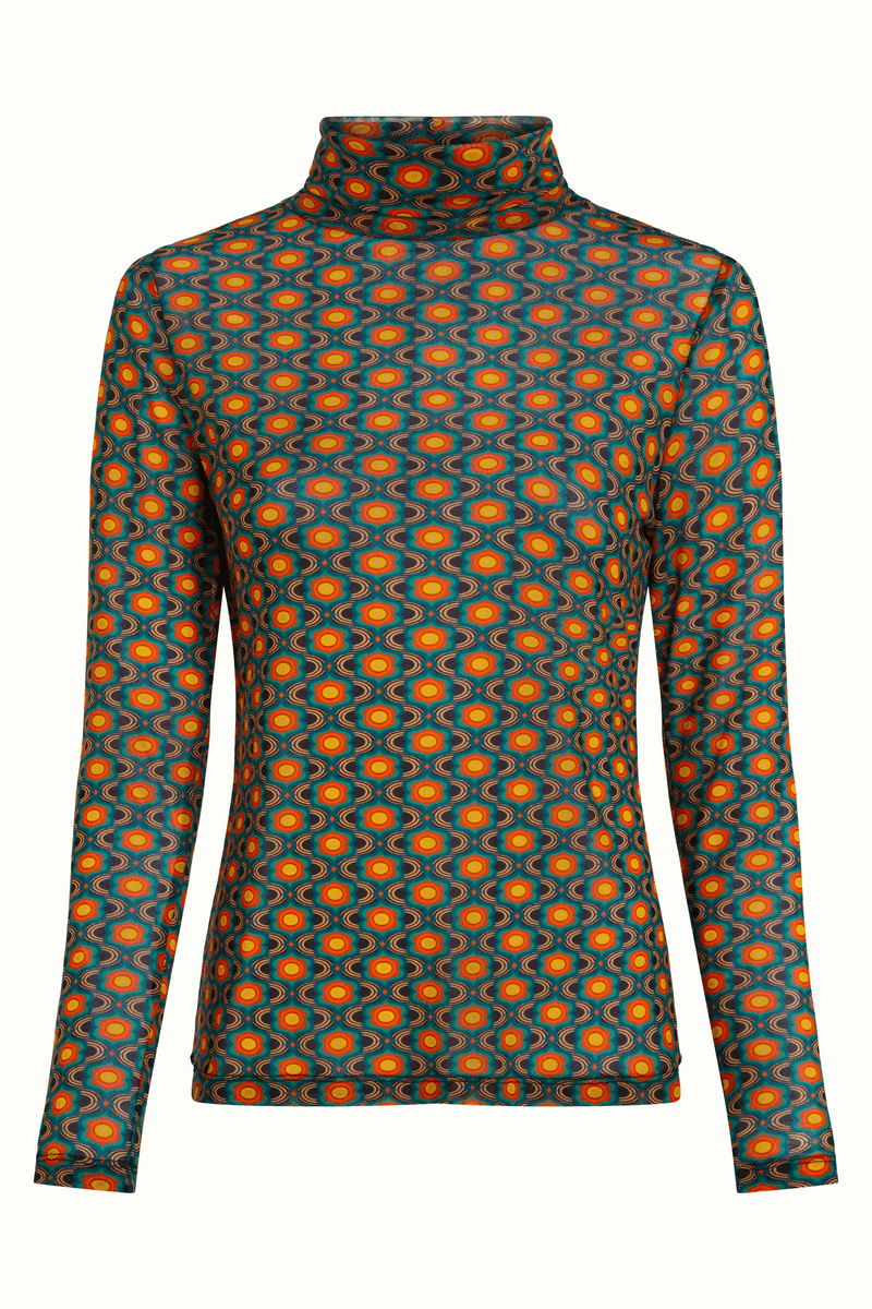 King Louie Rollneck Top Duper Mesh