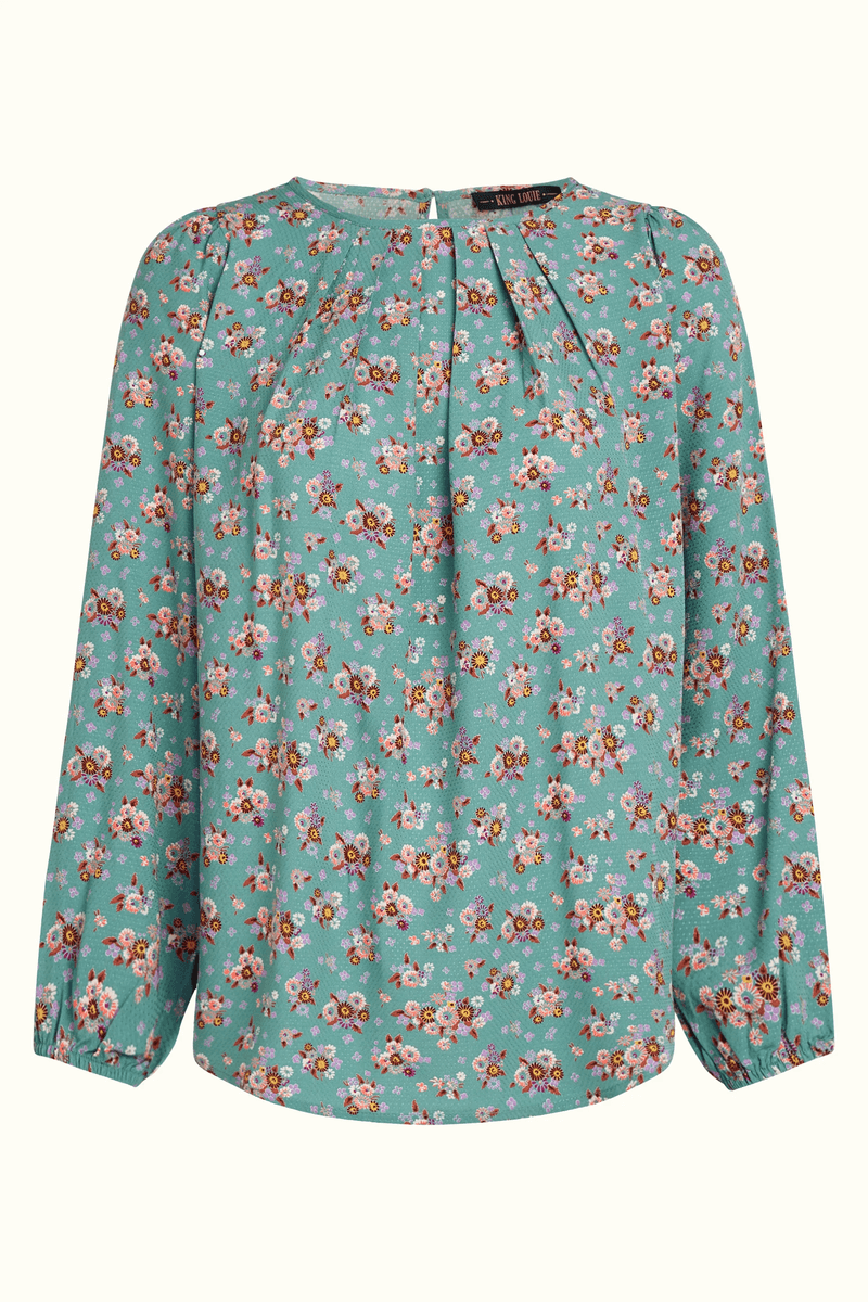 King Louie Laura Pleat Top Revel