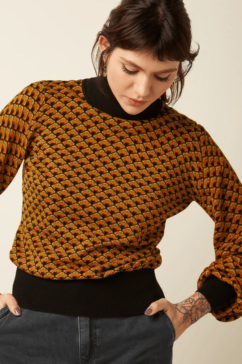 King Louie Yüksek Yakalı üst Frio