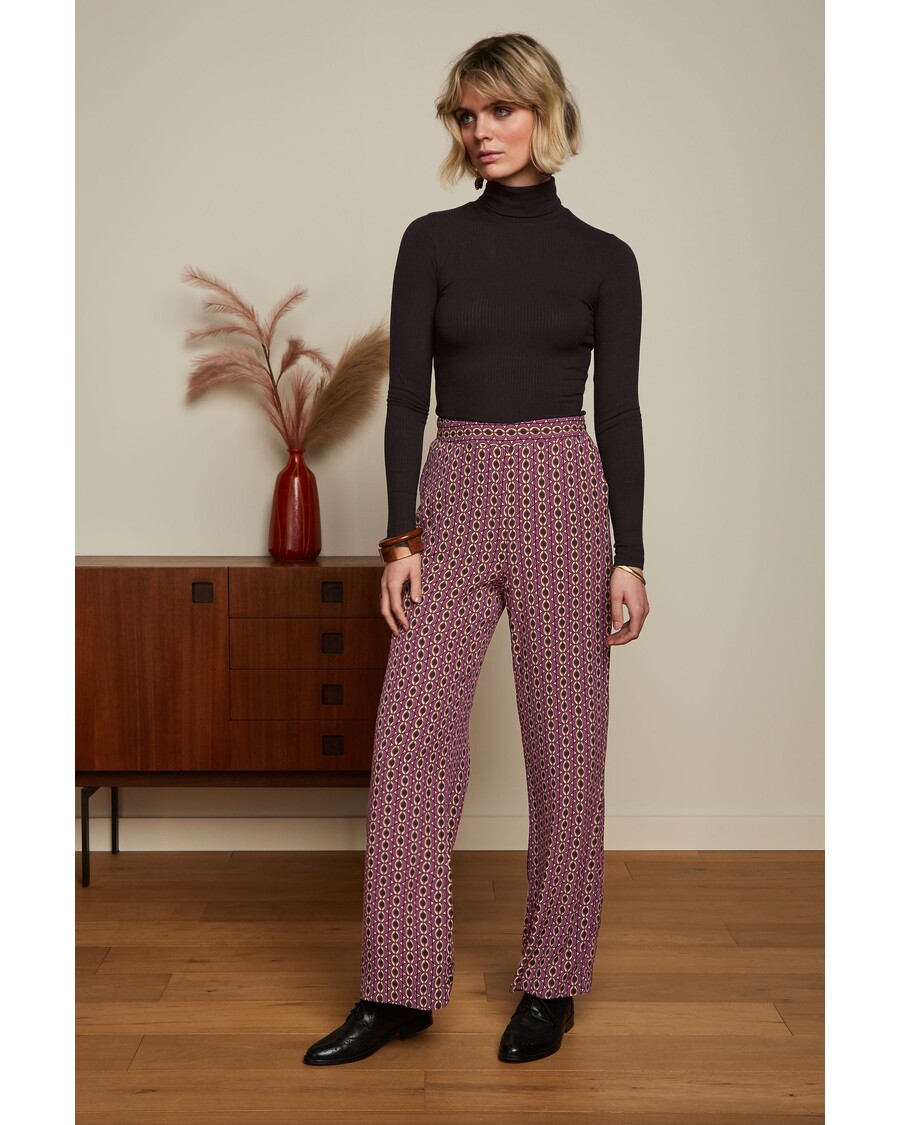 King Louie Rollneck Top Uni Rib