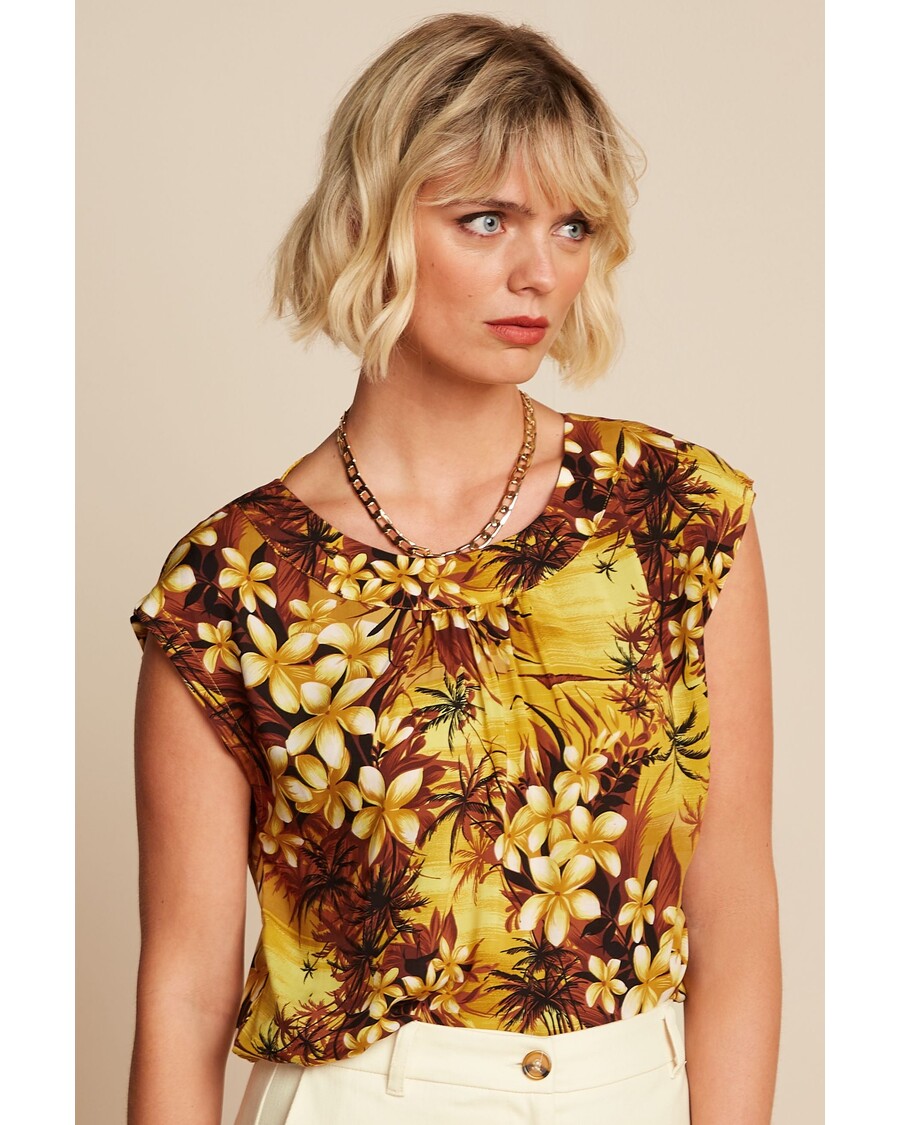 King Louie Shirley Top Emerald