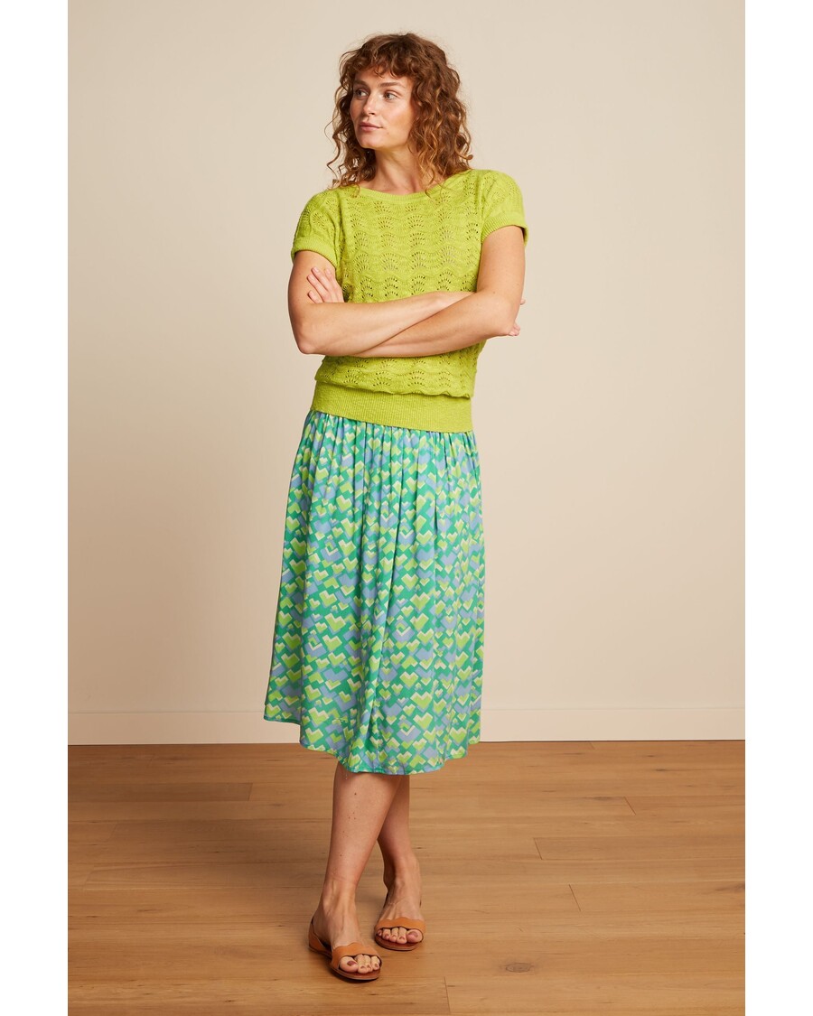 King Louie Boatneck Top Scallop