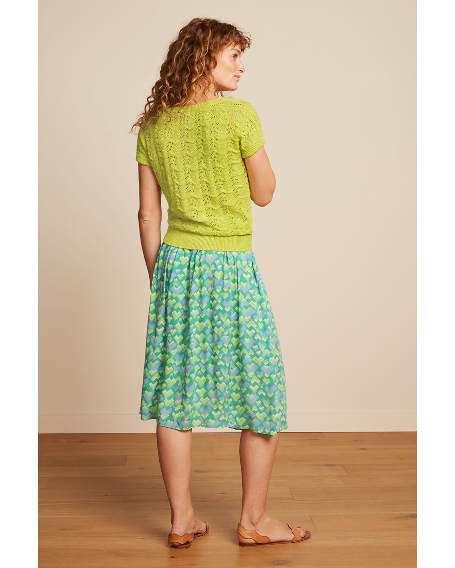 King Louie Boatneck Top Scallop