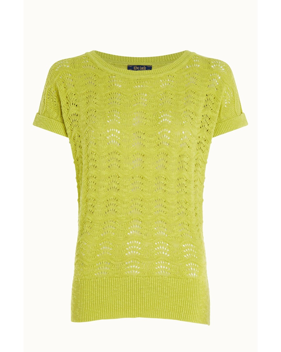 King Louie Boatneck Top Scallop