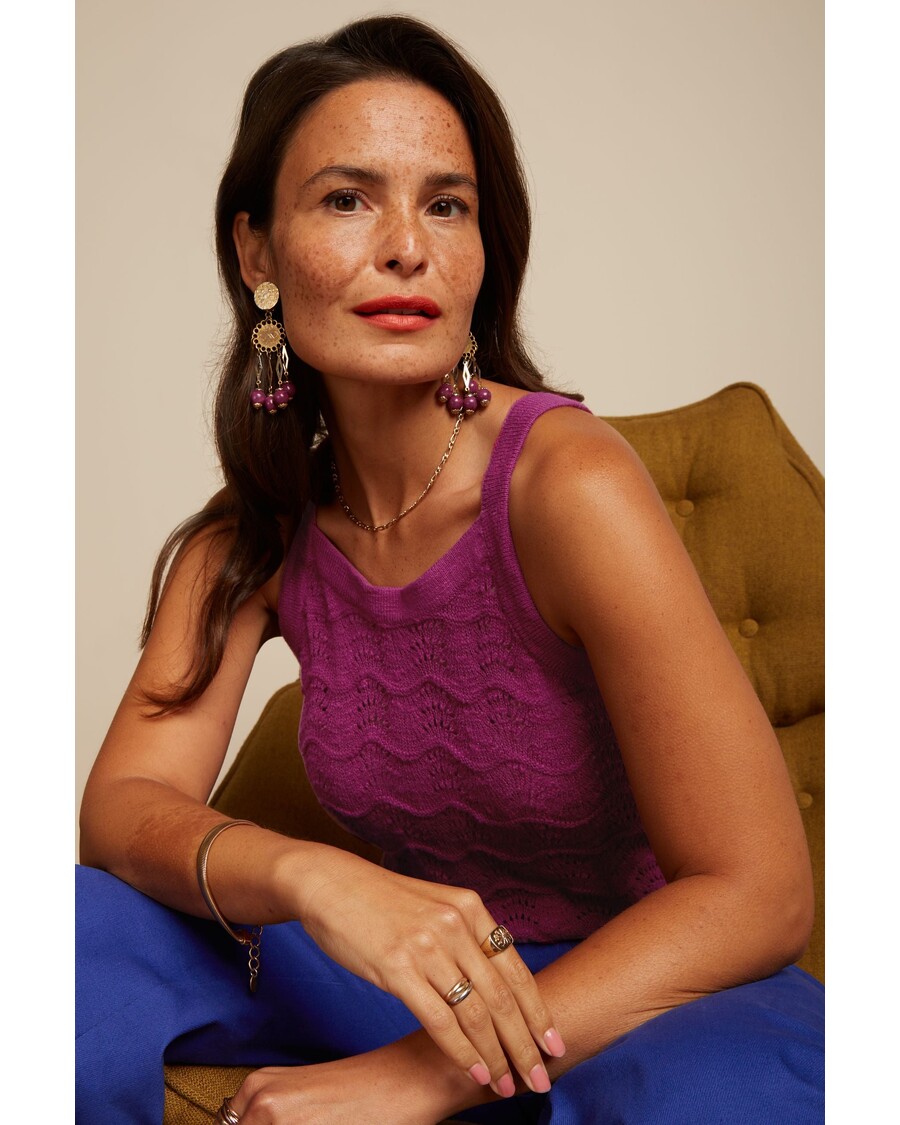 King Louie Sofie Top Scallop