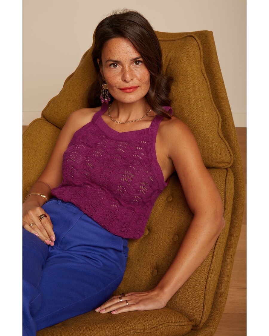 King Louie Sofie Top Scallop