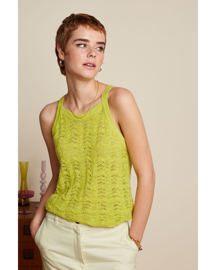 King Louie Sofie Top Scallop