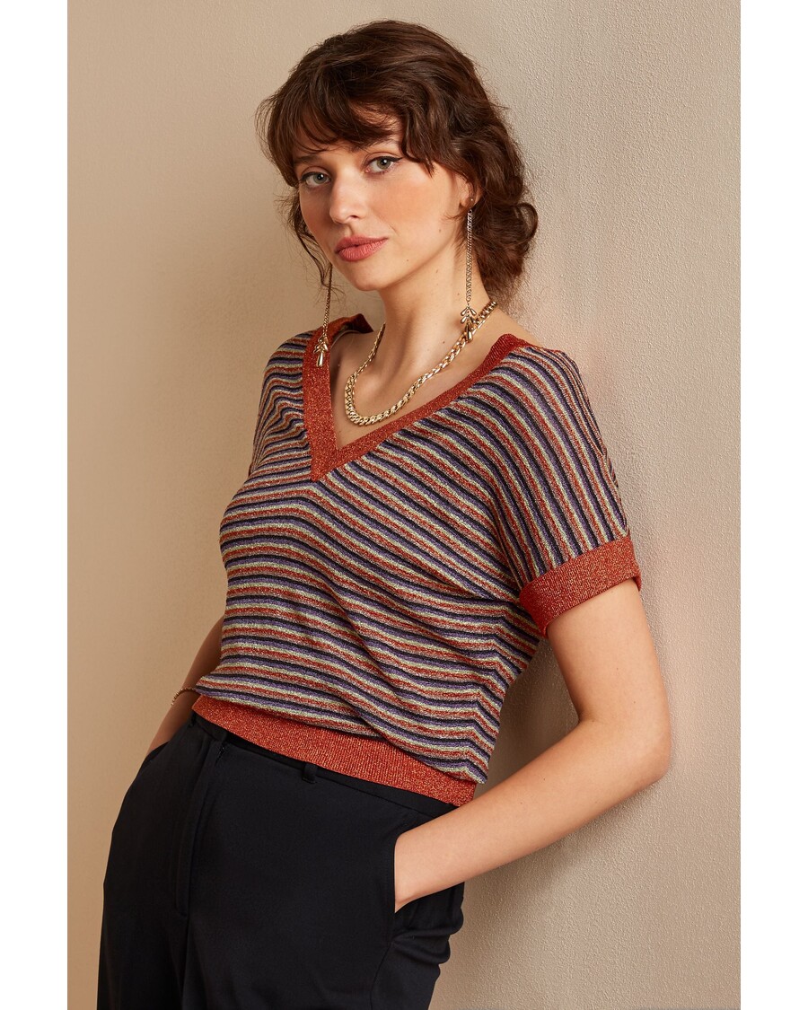 King Louie Double V Top Stardust