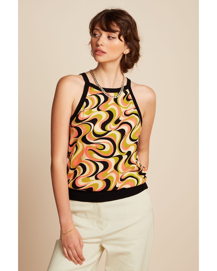 King Louie Sofie Top Manic