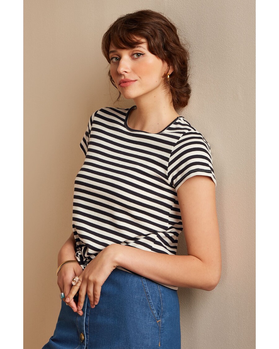 King Louie Knot T-Shirt Chopito Stripe