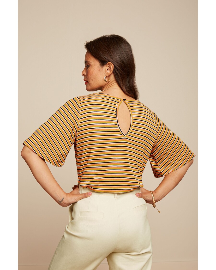 King Louie Lizzy Top Gardena Stripe
