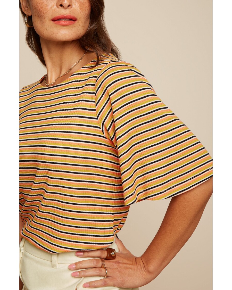 King Louie Lizzy Top Gardena Stripe