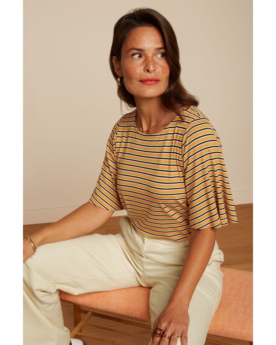 King Louie Lizzy Top Gardena Stripe