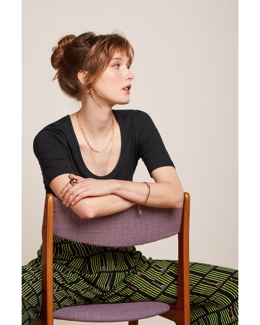 King Louie Carice Top Uni Rib