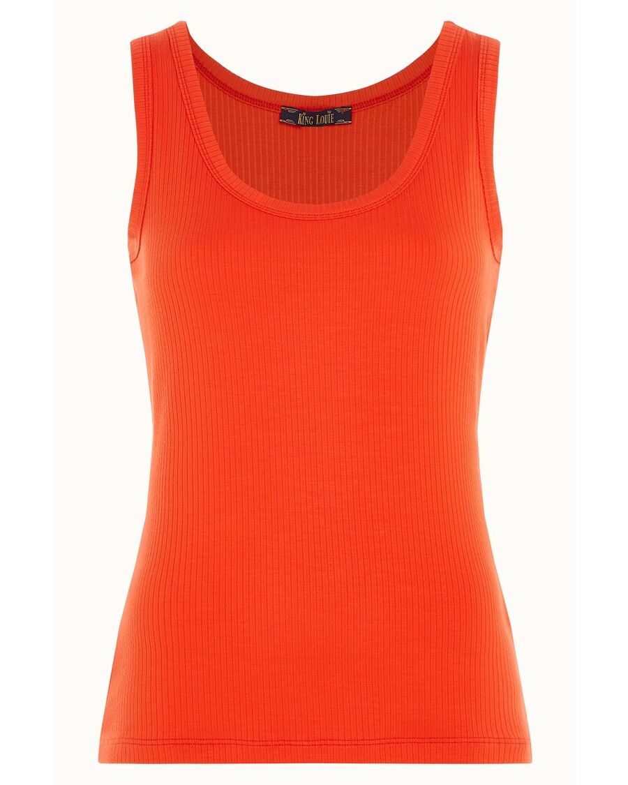 King Louie Brigitta Top Uni Rib