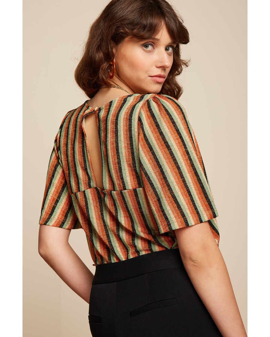 King Louie Lizzy Top Piso Stripe