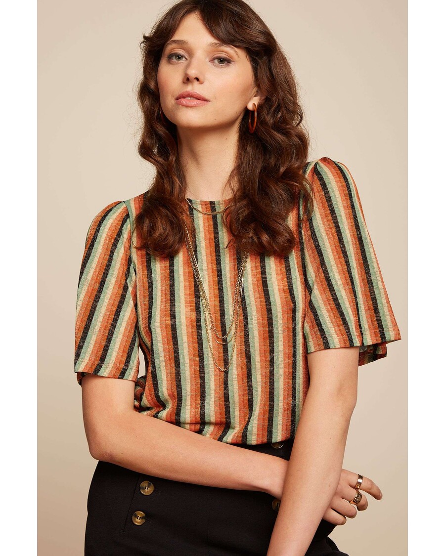 King Louie Lizzy Top Piso Stripe