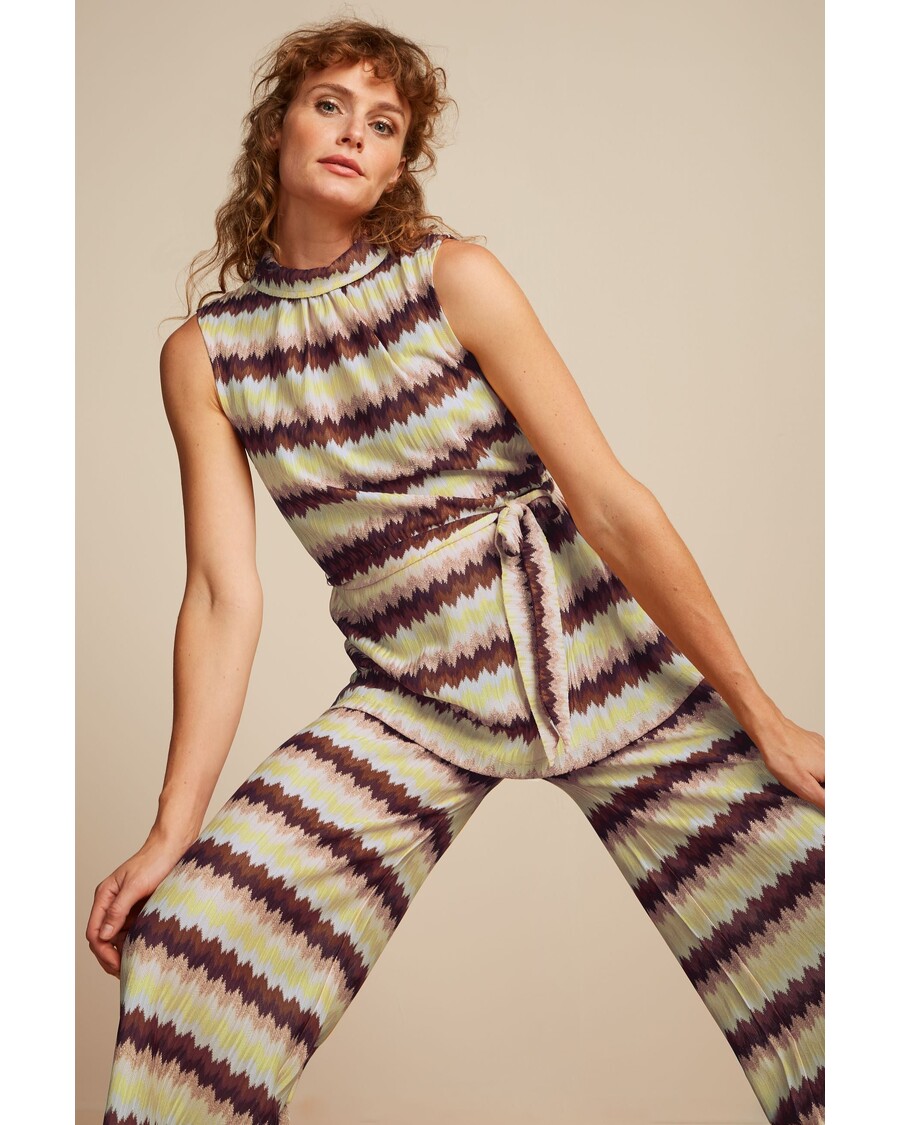 King Louie Dita Tunic Top Carmine