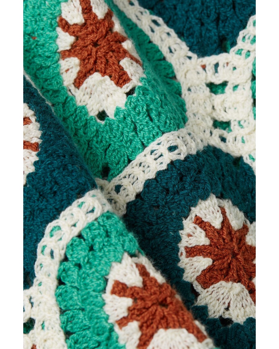 King Louie Janis Top Fray Crochet