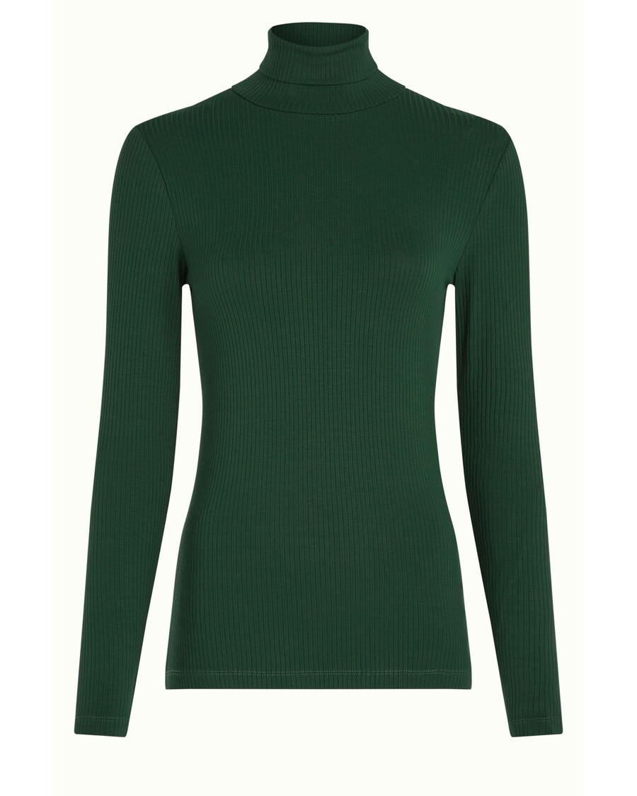 King Louie Rollneck Top Uni Rib