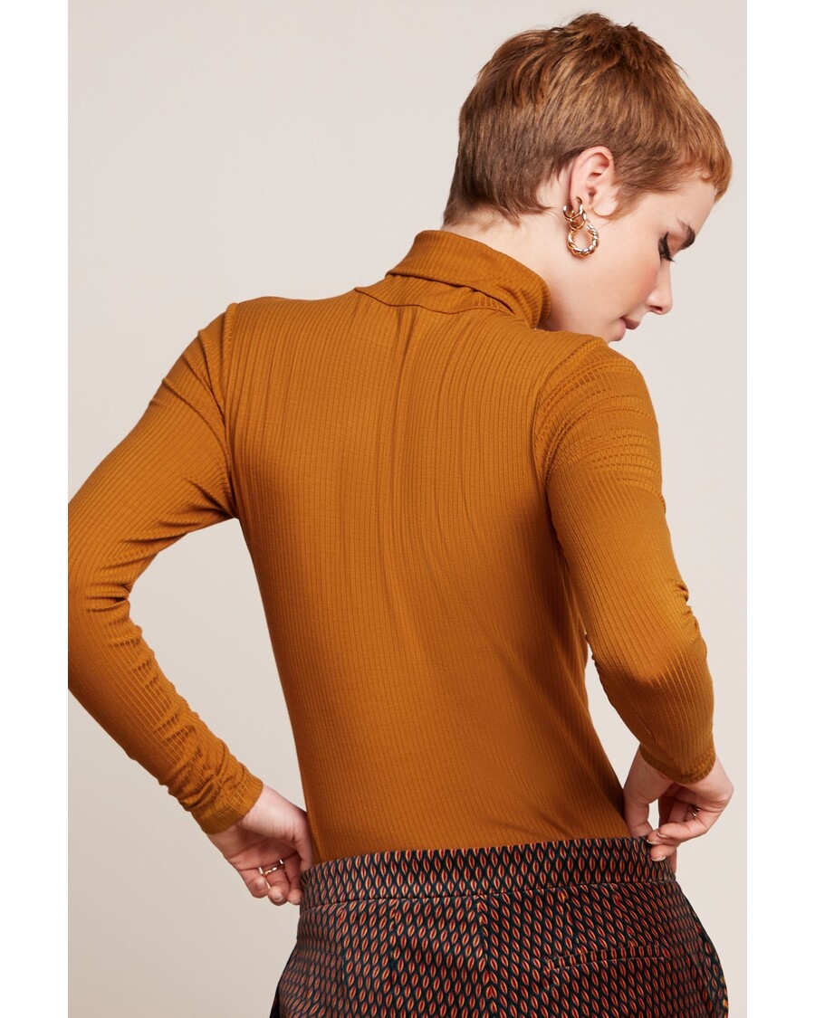 King Louie Rollneck Top Uni Rib