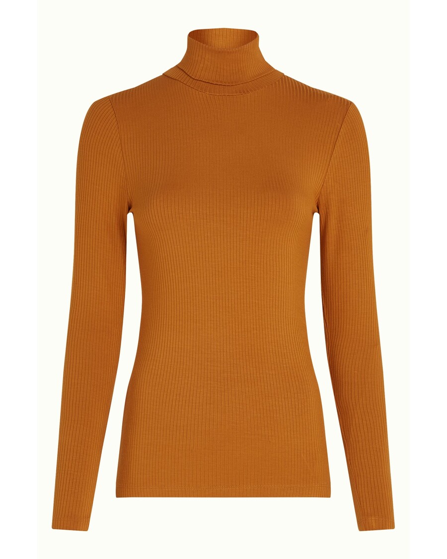 King Louie Rollneck Top Uni Rib