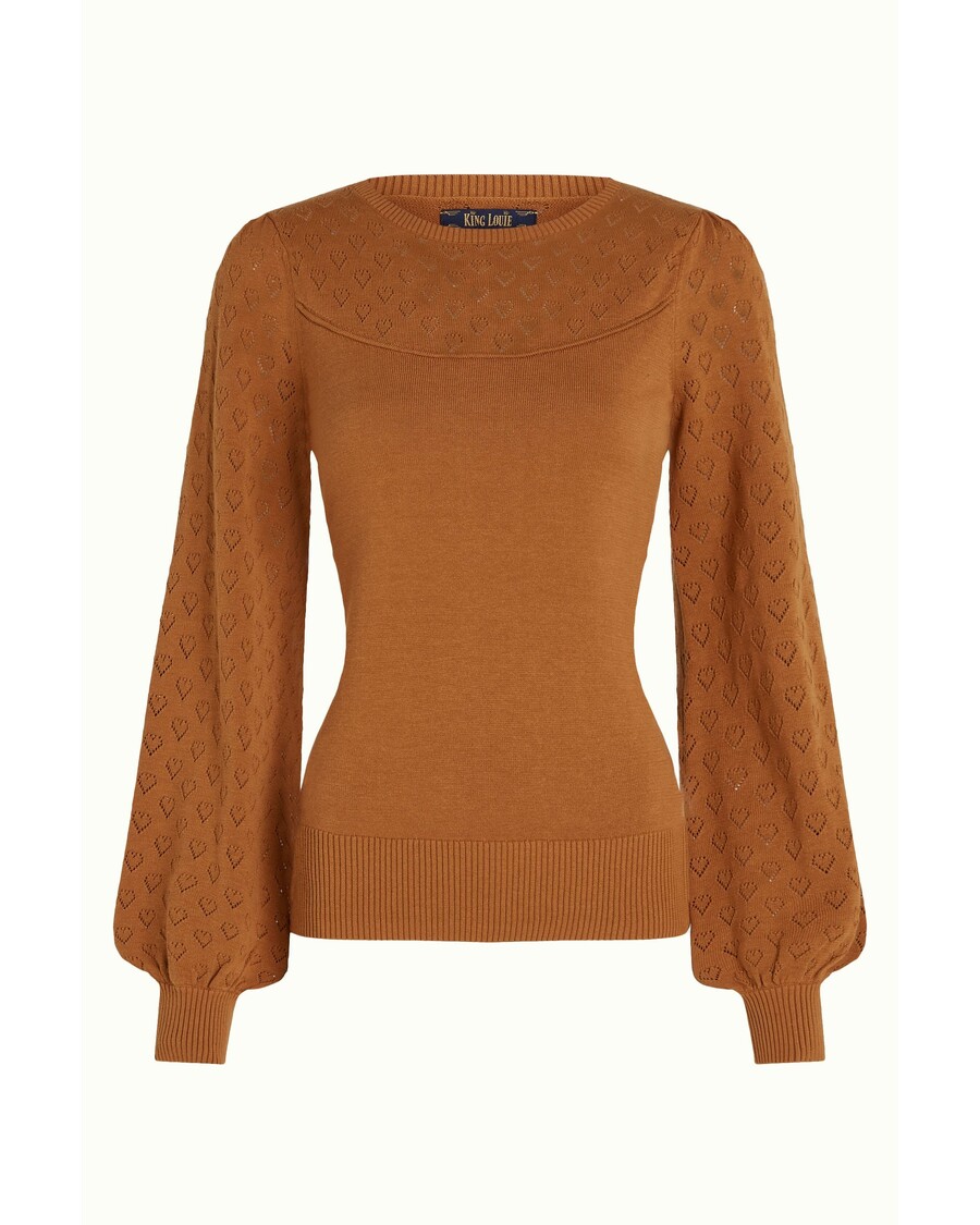 King Louie Bell Yoke Top Heart Ajour