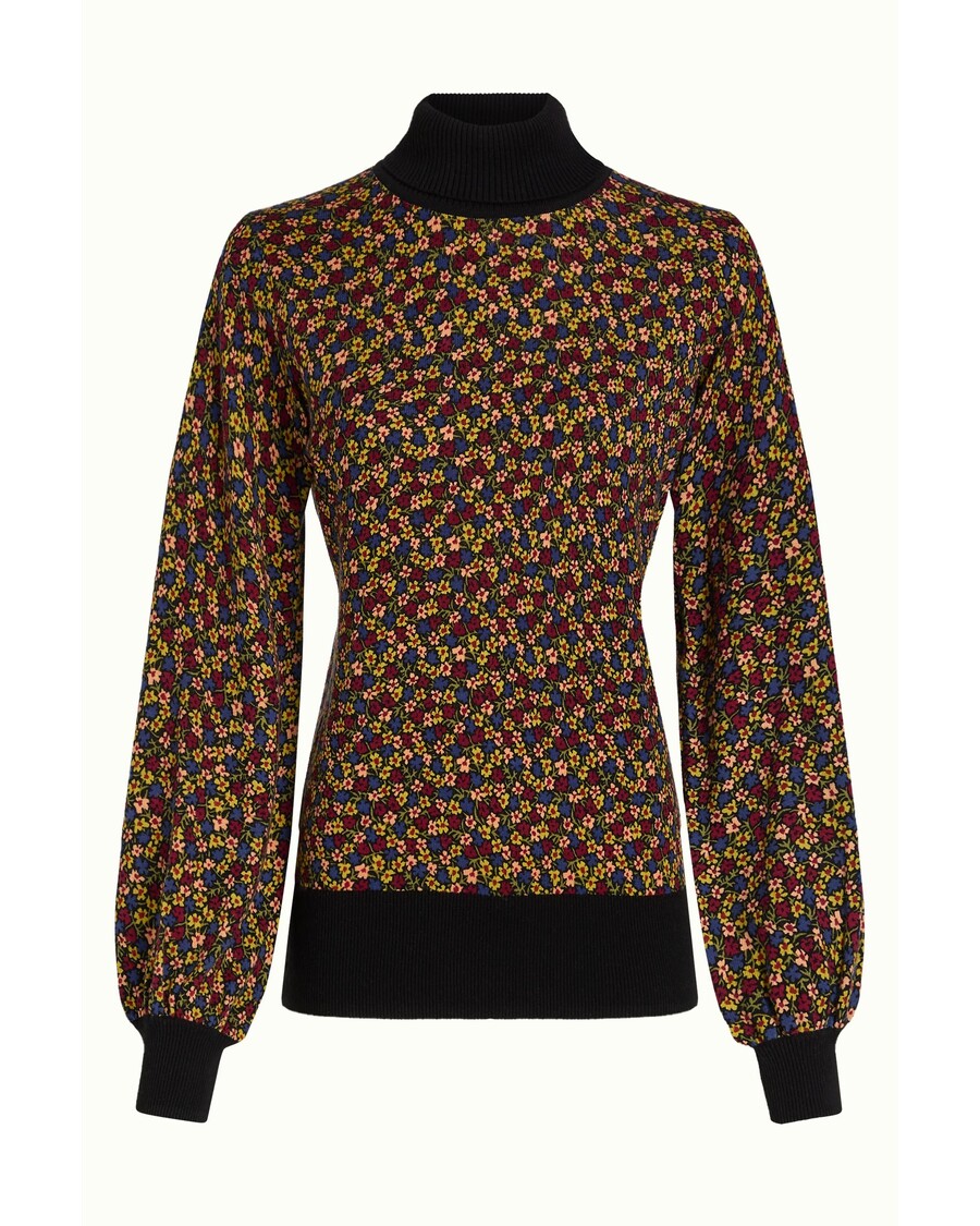 King Louie Rollneck Bell Top Flaminga