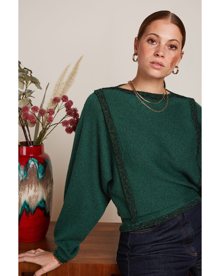 King Louie Azzura Knit Top Eighties