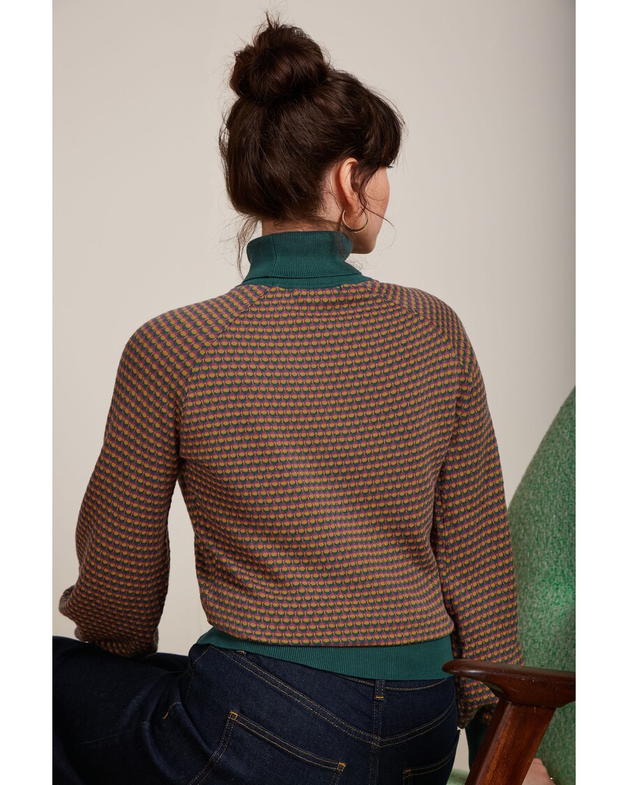 King Louie Rollneck Puff Top Graham