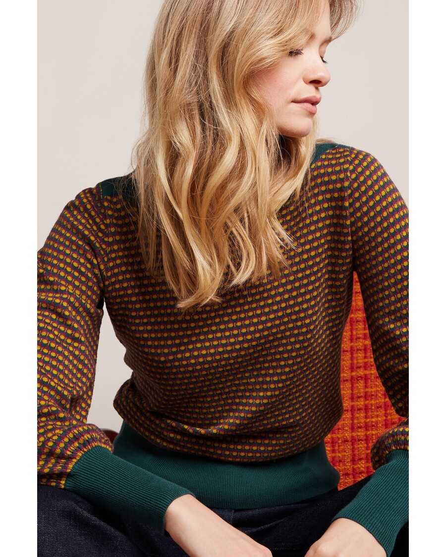 King Louie Audrey Bell Sleeve Top Graham