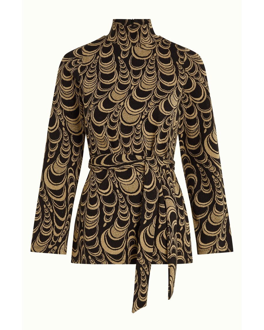 King Louie Heloise Tunic Top Bobbin Jacquard