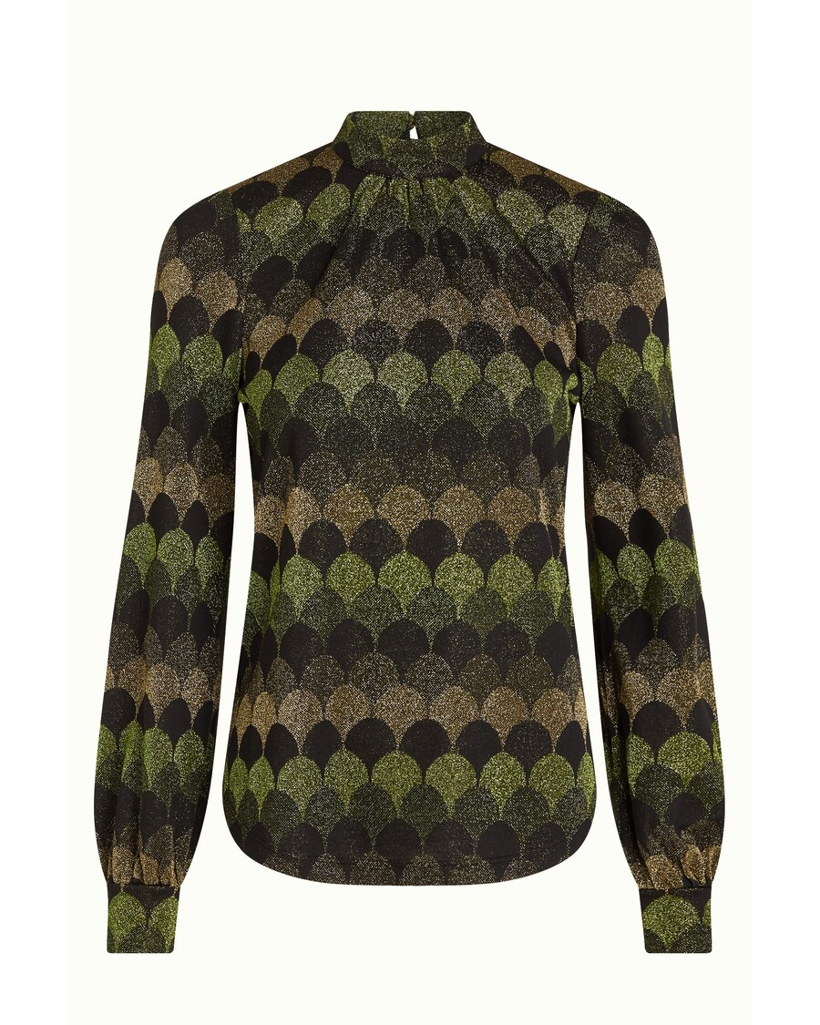 King Louie Phoebe Top Diva Jacquard