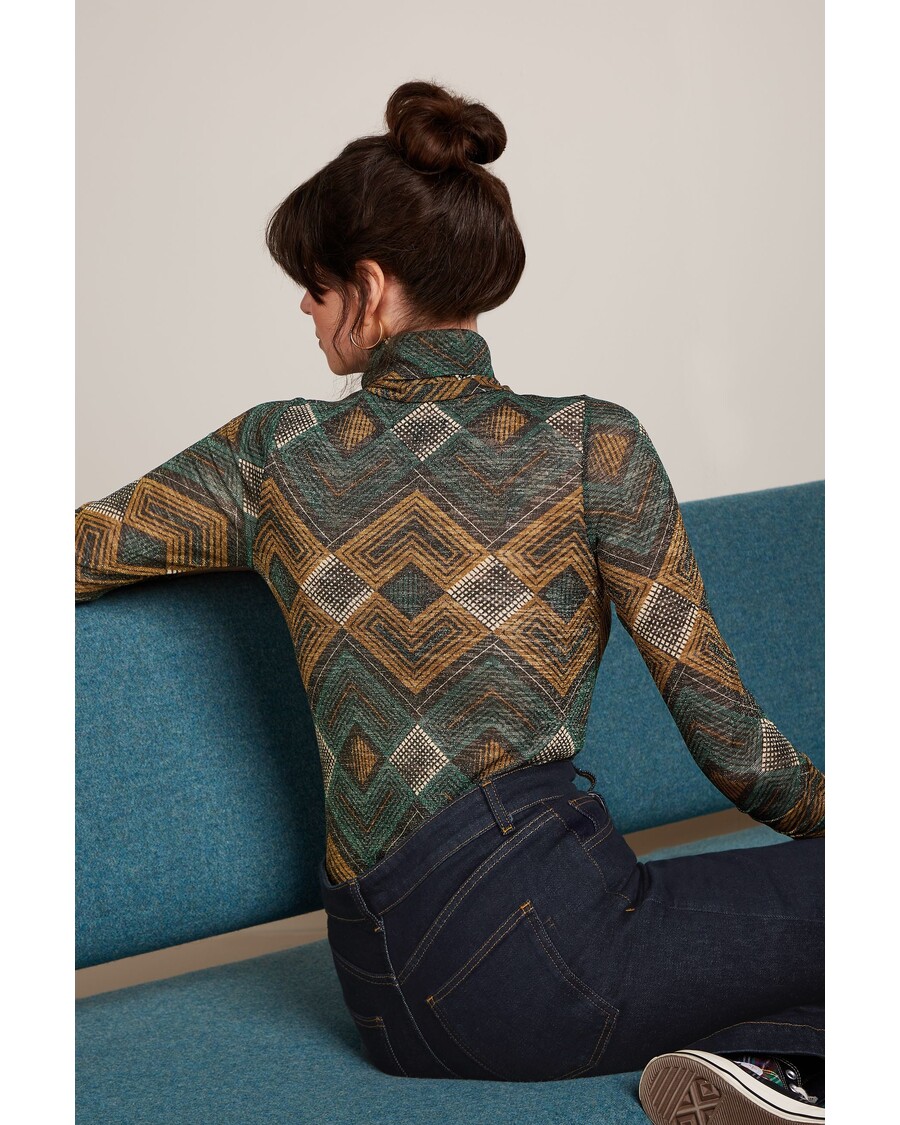 King Louie Betsy Rollneck Top Morrison