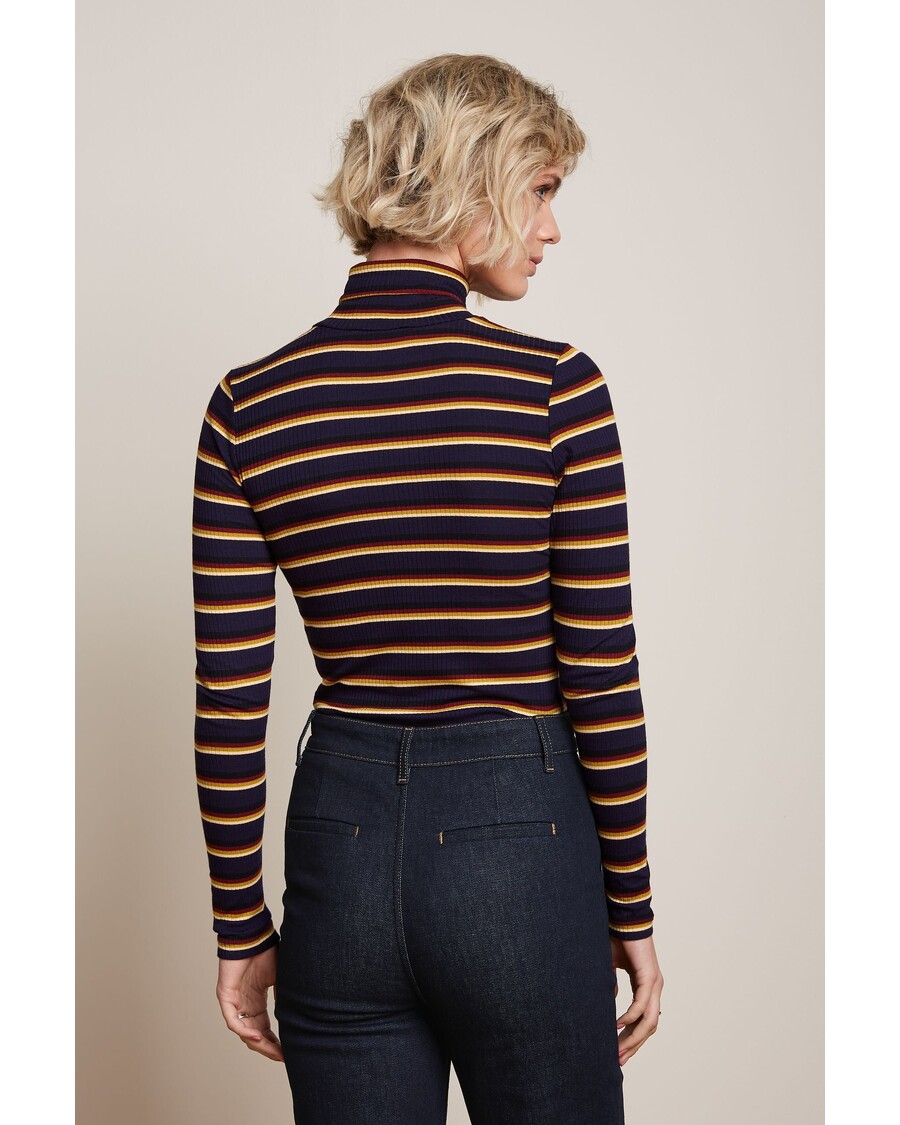 King Louie Rollneck Top Century Stripe
