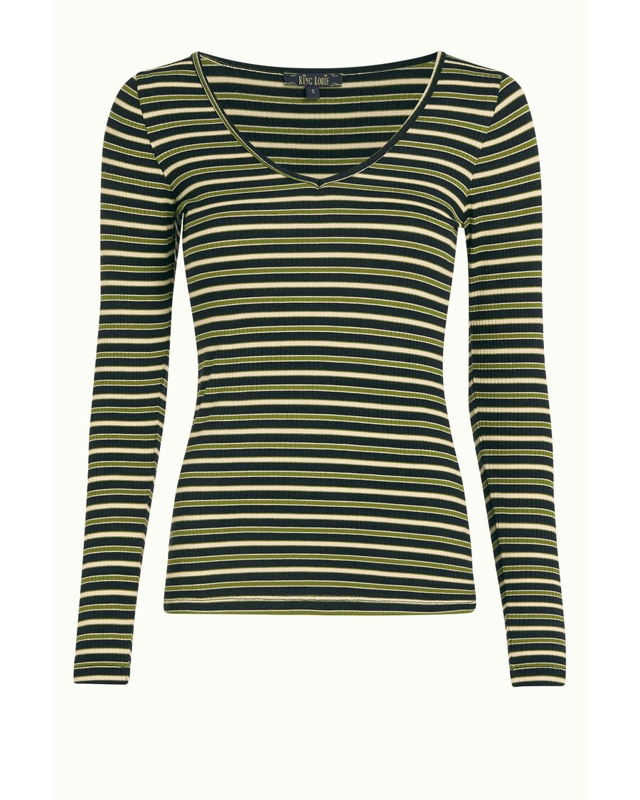 King Louie Carice V Top Pimm Stripe