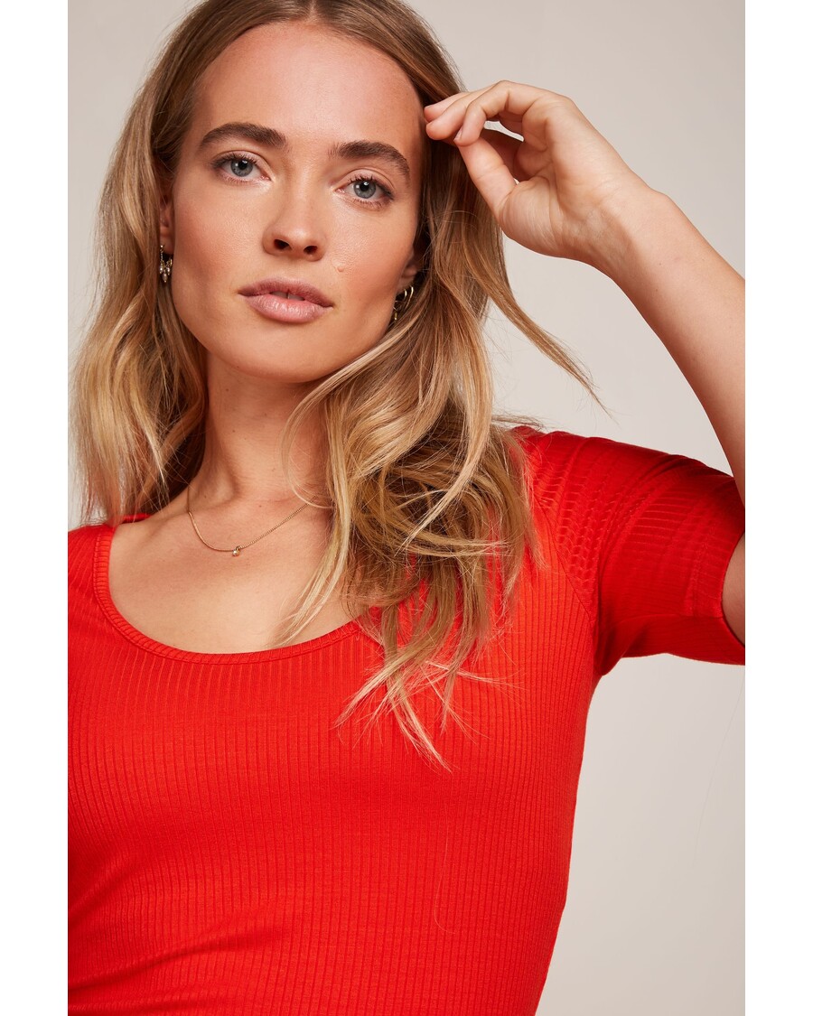 King Louie Carice Top Uni Rib