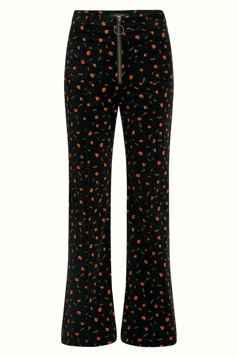 King Louie Ida Front Zip Pants Nival