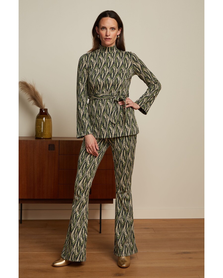 King Louie Border Flared Pants Victory