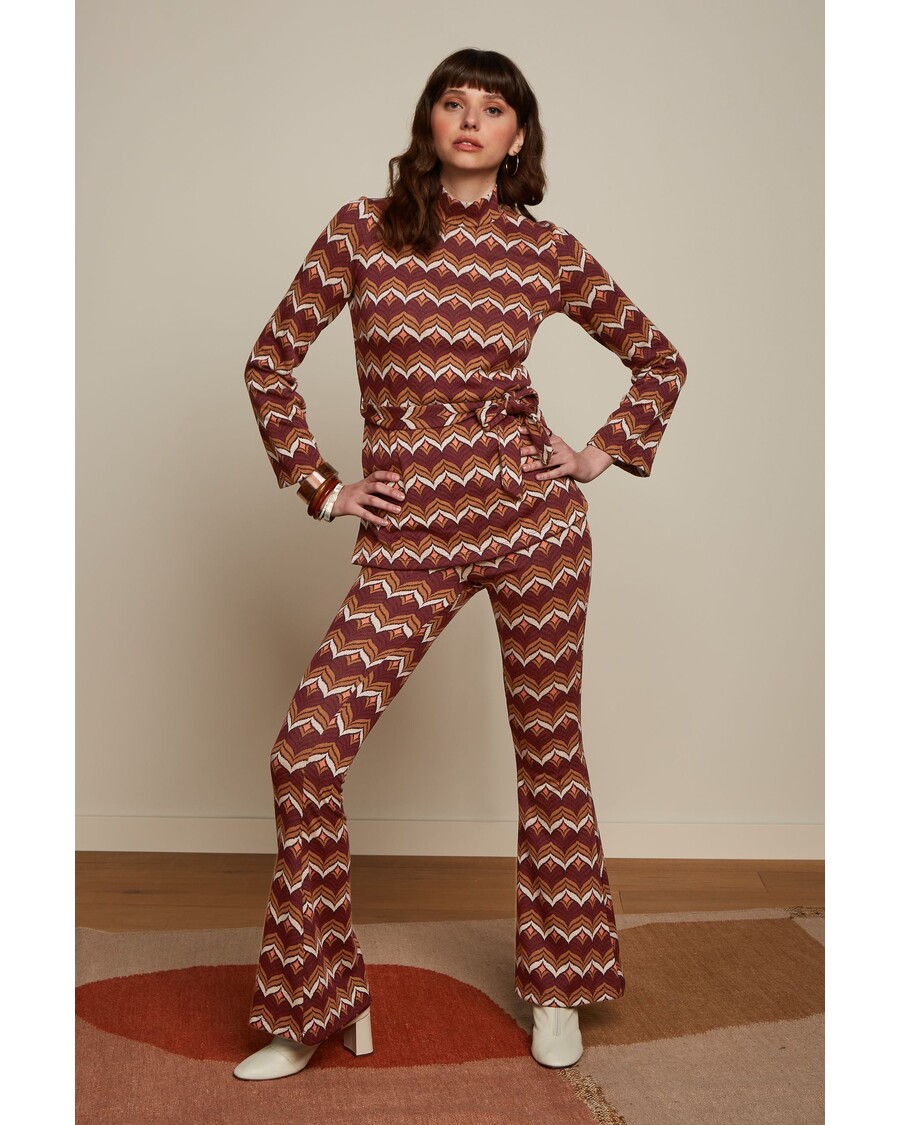 King Louie Border Flared Pants Lounge