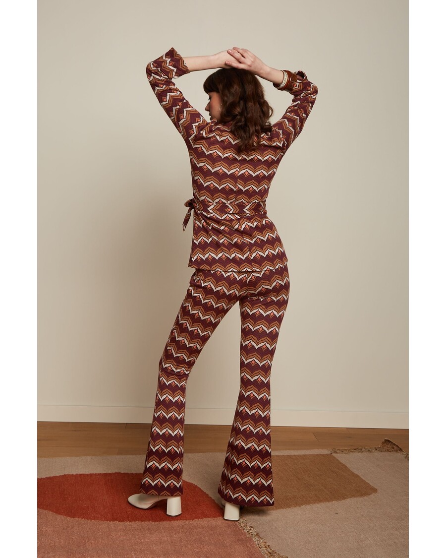 King Louie Border Flared Pants Lounge