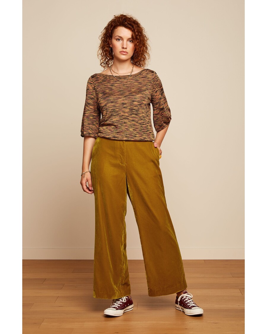 King Louie Federica Pants Gamine Velvet