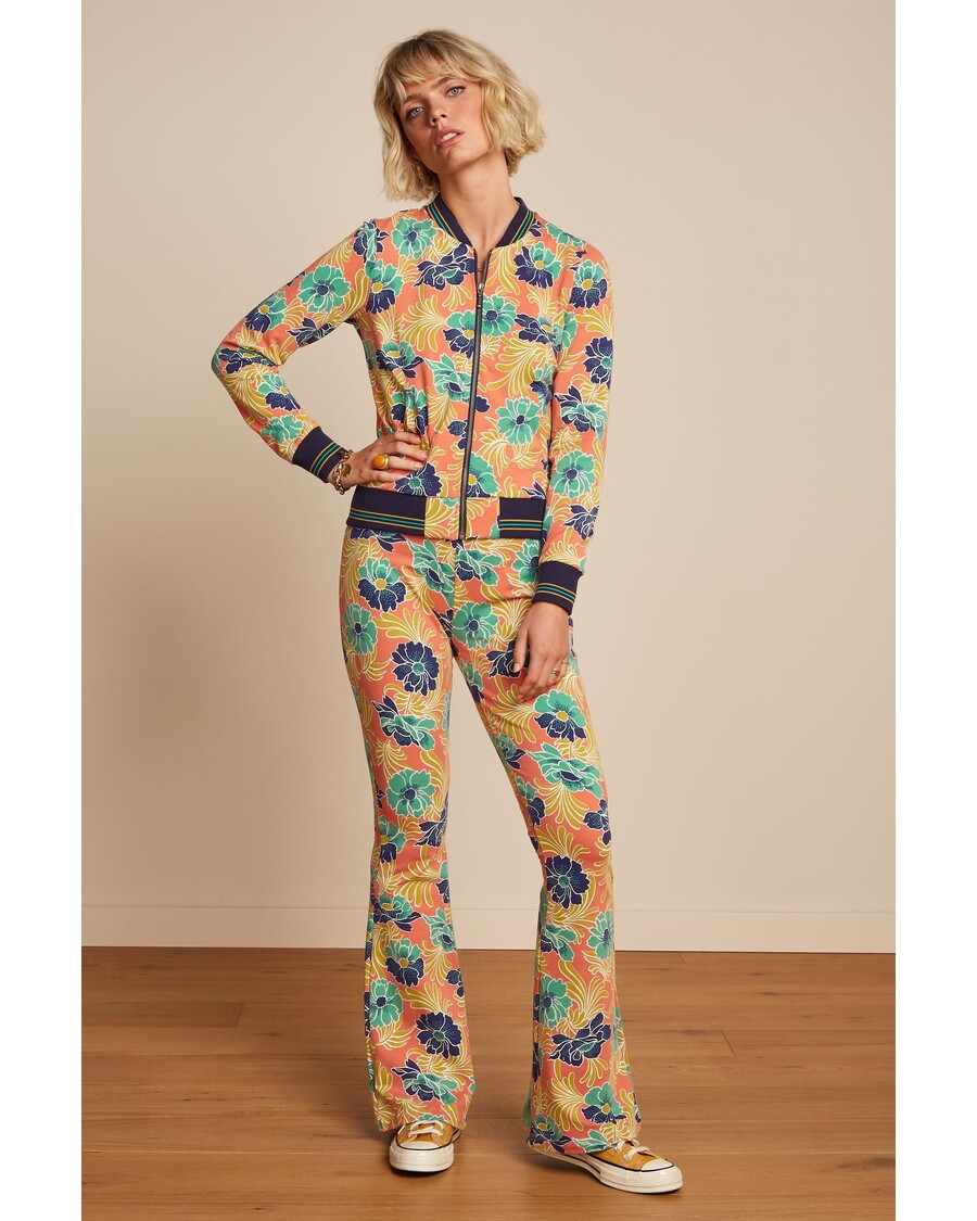 King Louie Border Flared Pants Lake