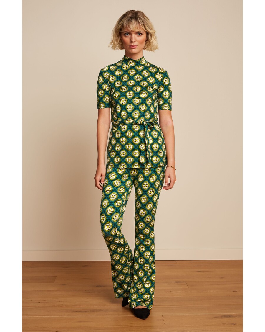 King Louie Border Flared Pants Kirby