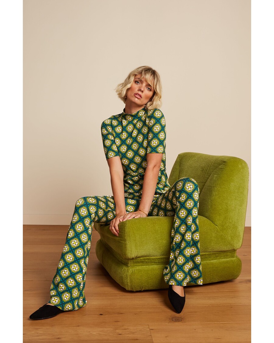 King Louie Border Flared Pants Kirby